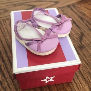 American Girl Purple Espadrilles